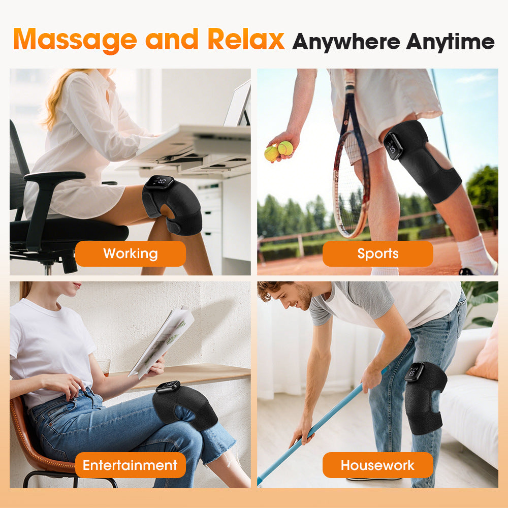 Electric Knee Massager with Heat and Vibration