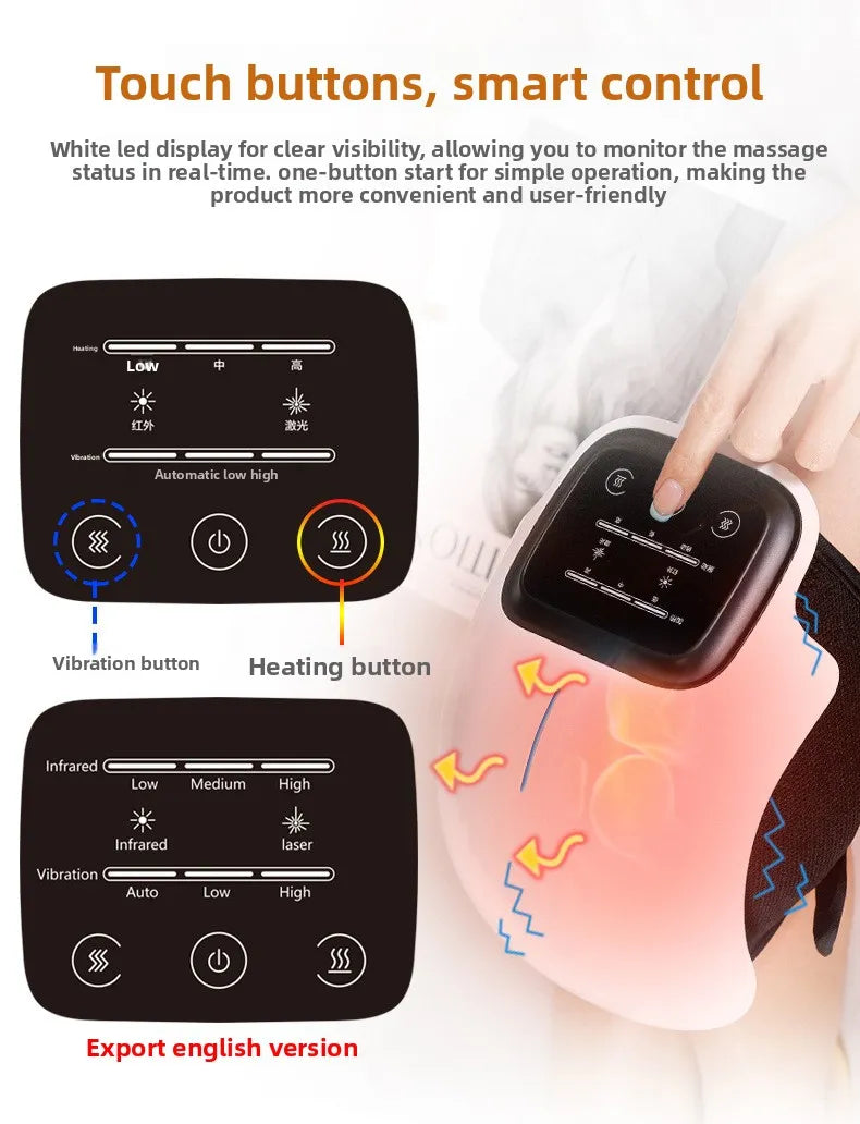 Electric Heating Knee Massager with Air Compression